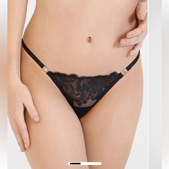 🎁🎁🎁Bluebella Nadia Thong Black XL New with tags - Picture 1 of 12